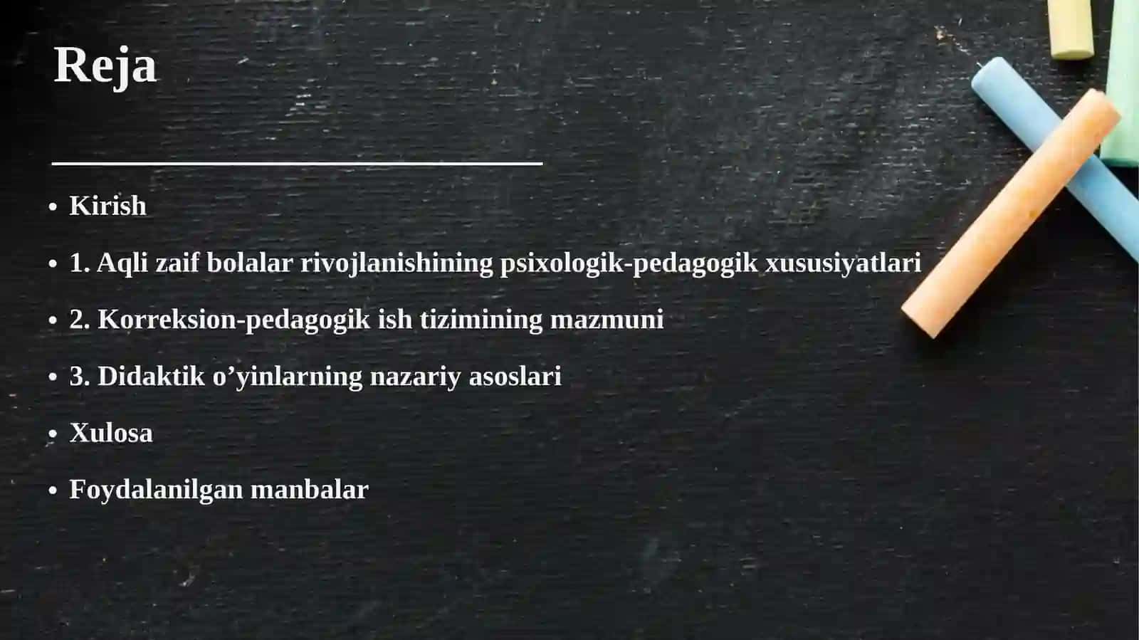 Aqlizaif bolalar bilan korreksion-pedagogik ishtizomida didaktik o’yinlar 2