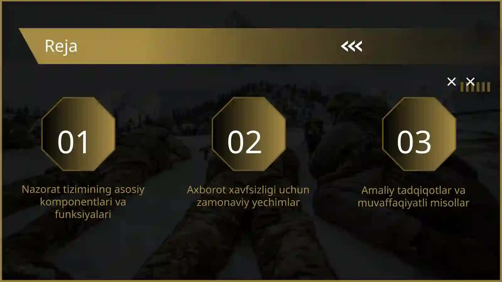 Axborot obyektlarni himoyalashda harakat nazorati tizimini ishlab chiqish 2