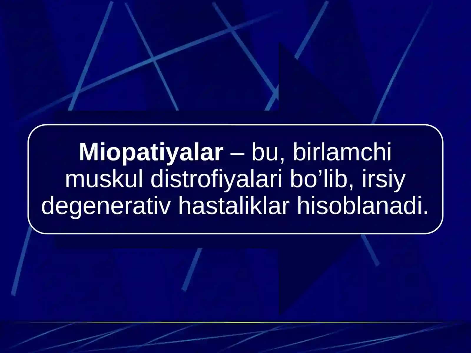 Miopatiyalar 2