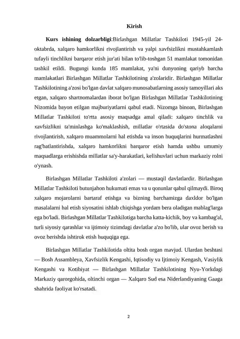 BMT TASHKIL ETILISHI VA JAHON O’RTASIDA AHAMIYATI 2