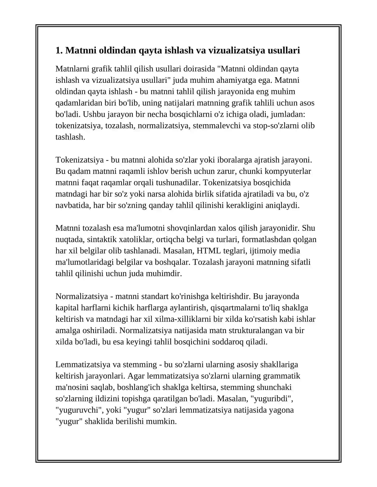 MATNLARNI GRAFIK TAHLIL QILISH USULLARI 2
