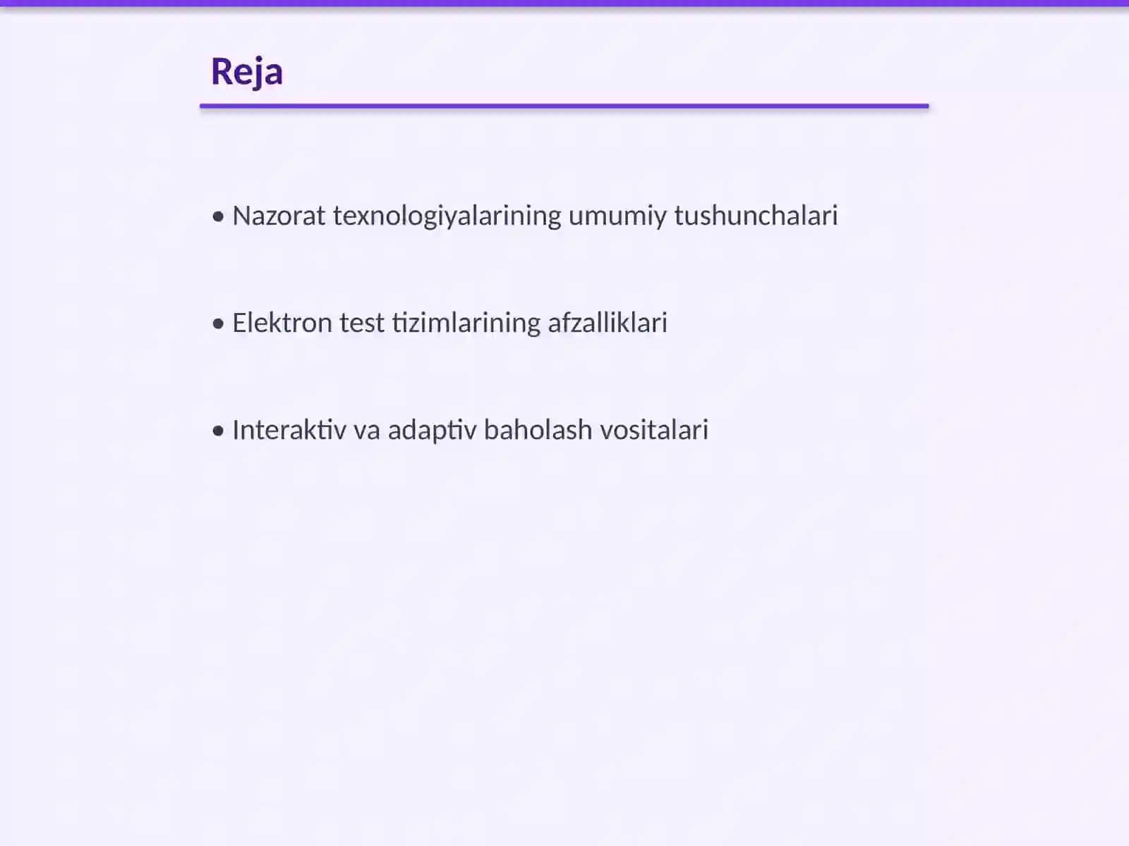 O‘quvchilar bilimini nazorat qilishda qo'llaniladigan texnalogiyalar 2