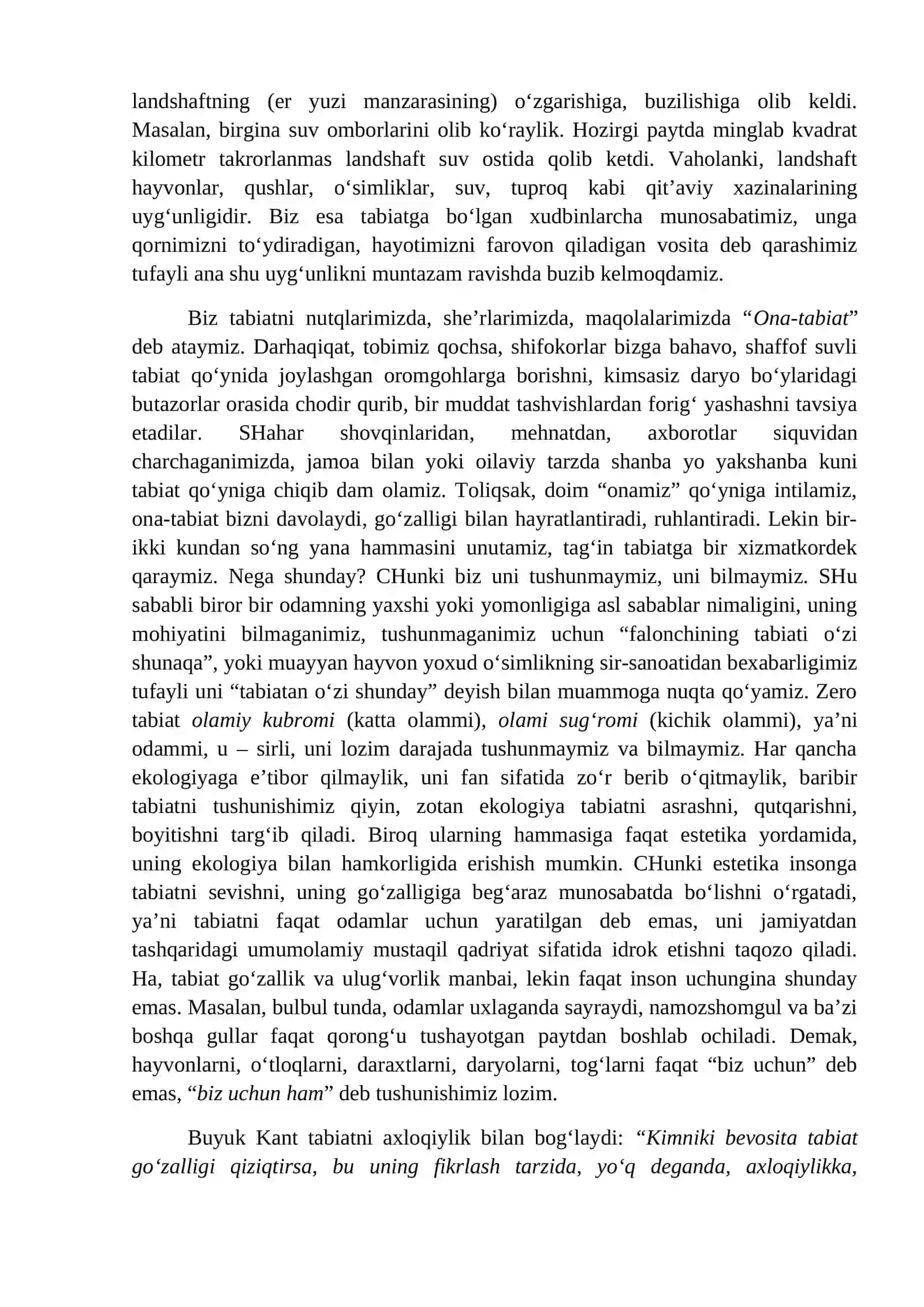 Estetik tarbiyaning asosiy yo’nalishlari va estetikaning zamonaviy muammolari 2