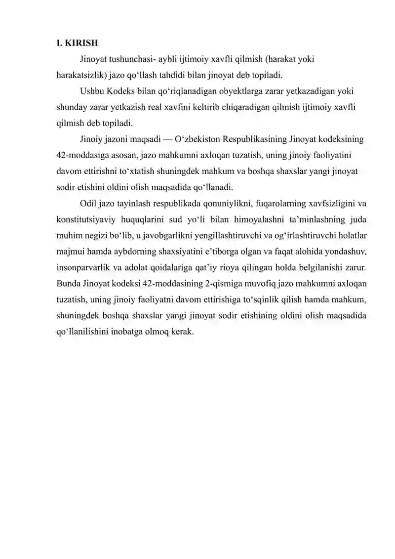 Majburiy jamoat ishlari, axloq tuzatish ishlari jazolarini ijro etish 2