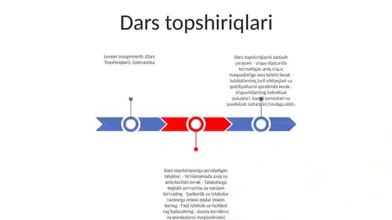 Dars Topshiriqlarini Tanlash Va Unga Qo'Yiladigan Talablar Gimnastika 2