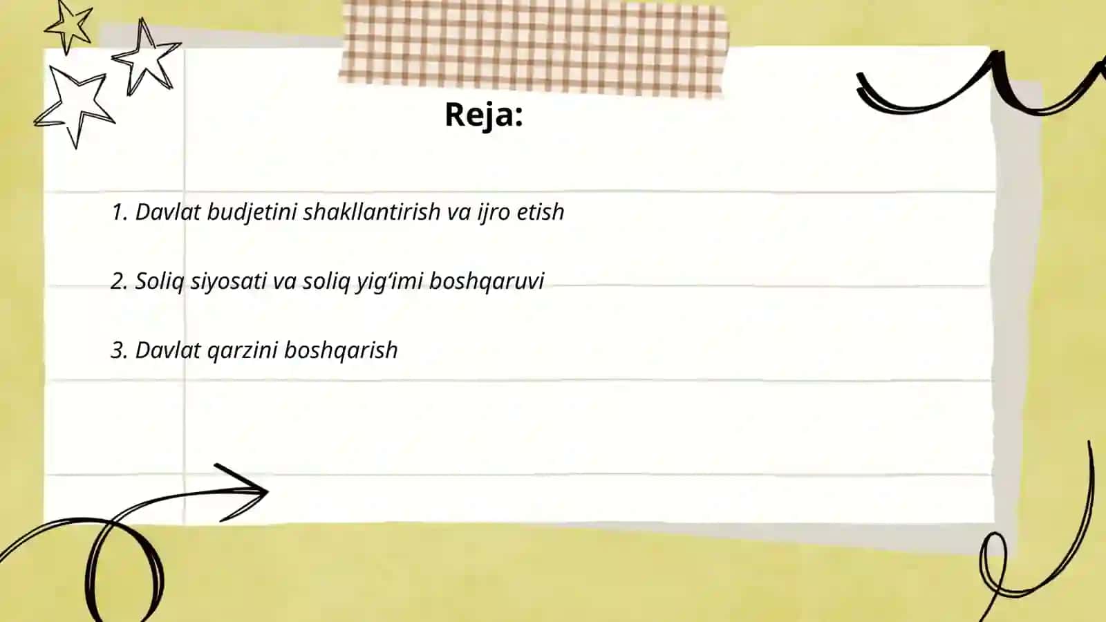 Davlat Moliyasini Boshqarish 2