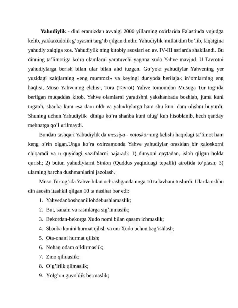 Yahudiylik 2