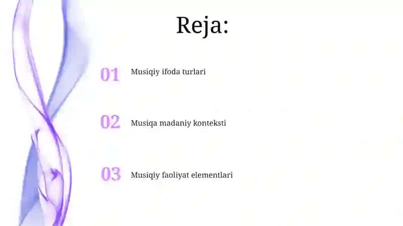 Musiqiy faoliyat mazmuni 2