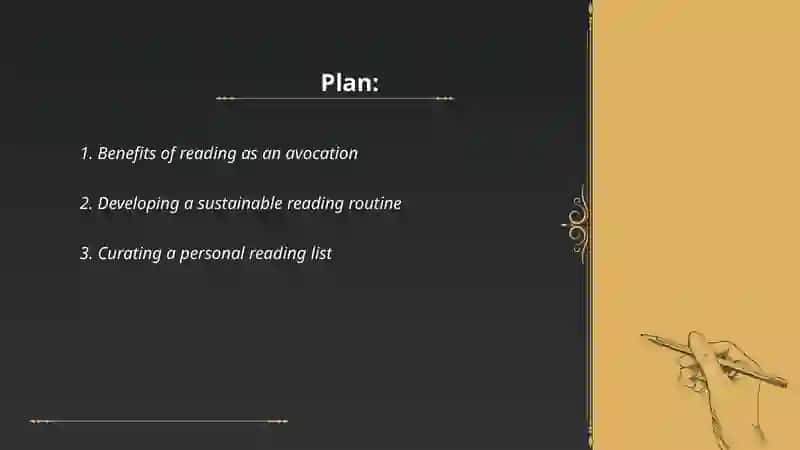 Reading is my avocation 2