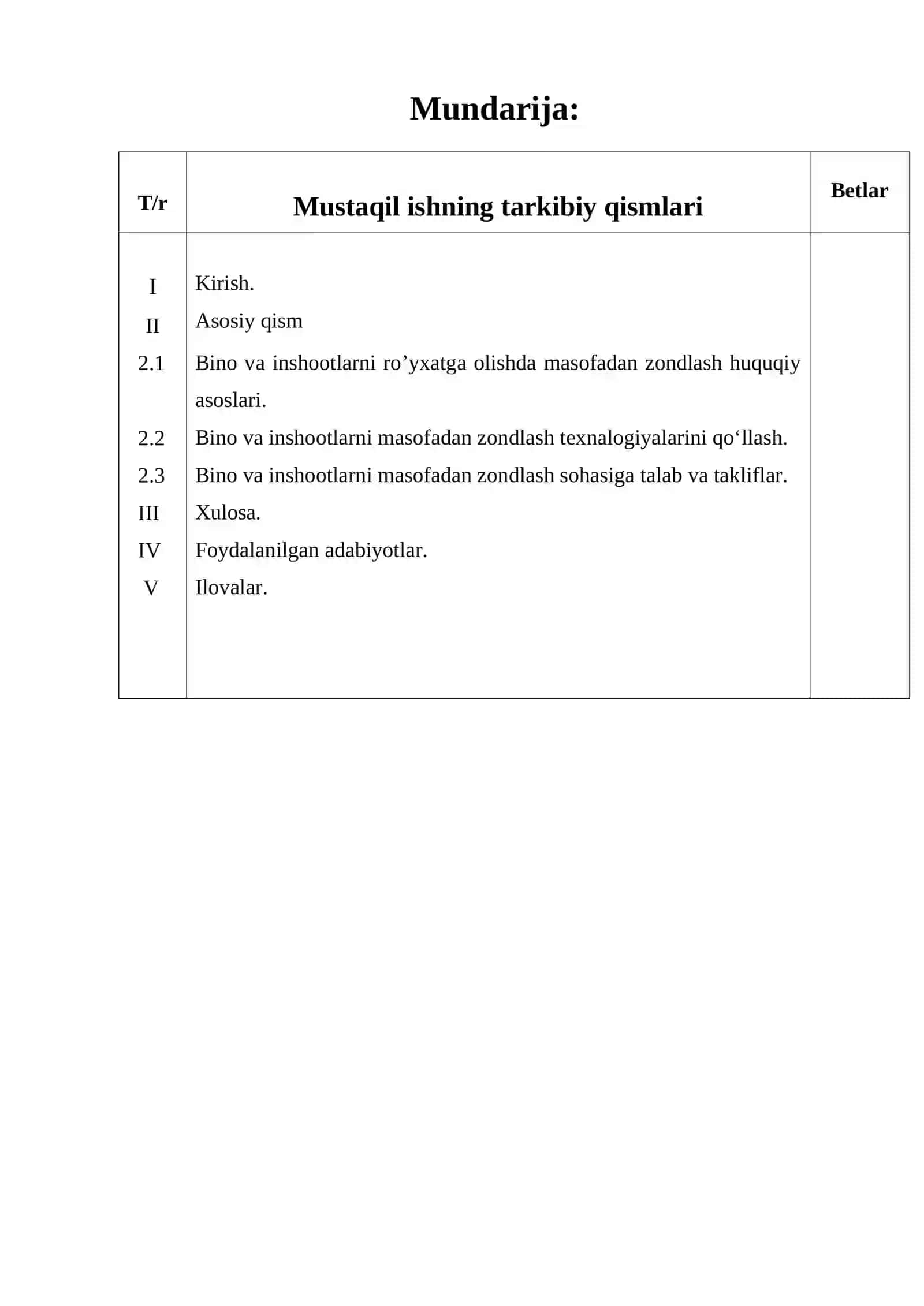Bino va inshootlarni ro’yxatga olishda masofadan zo’ndlash texnalogiyalarini qo’llash 2