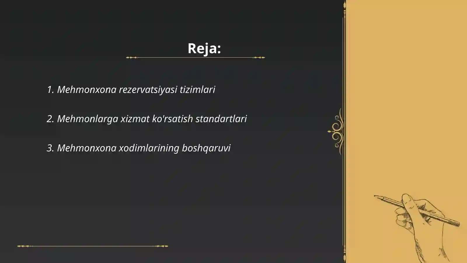 Mehmonxona rezervatsiyasi tizimlari 2