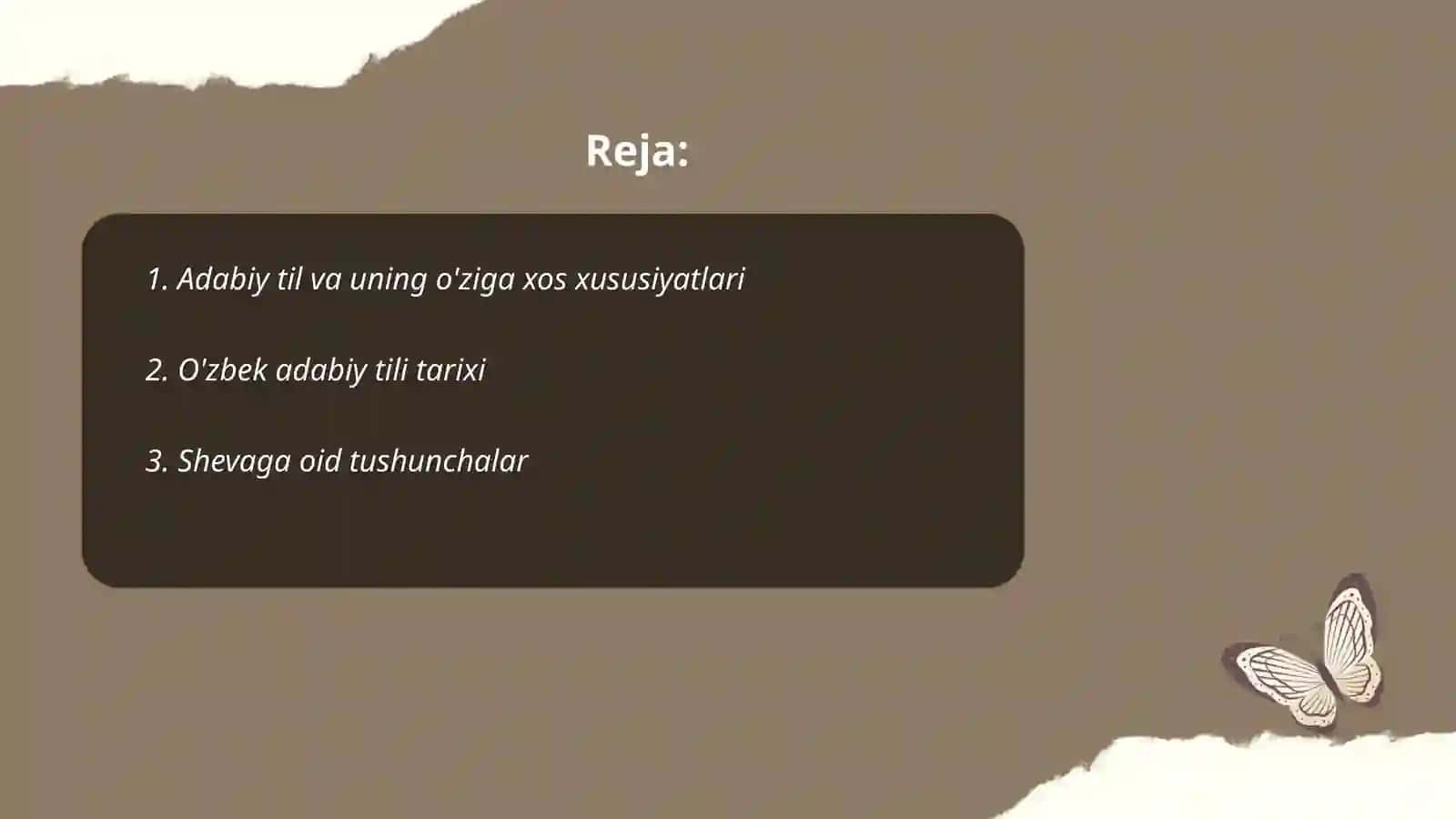 Adabiy til va shevalar 2