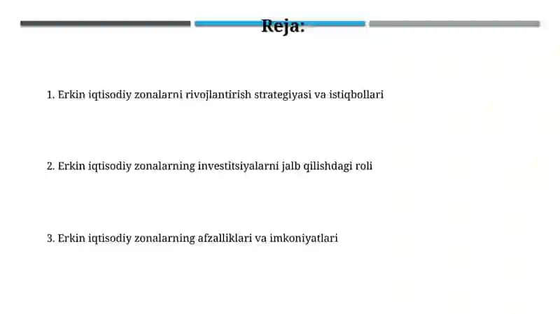 Erkin iqtisodiy zonalarning investitsiyalarni jalb qilishdagi roli 2