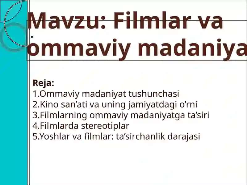 MEDIASAVODXONLIK VA AXBOROT MADANIYATI FANI 2