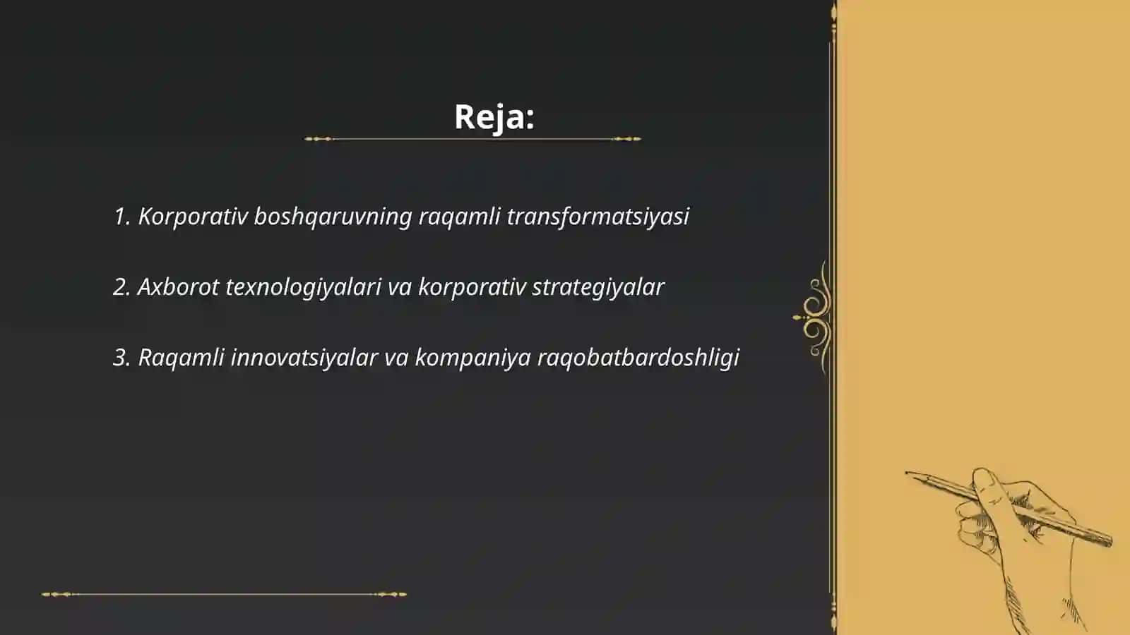 Korporativ boshqaruvda axborot texnologiyalarini qo‘llashning zaruriyati 2