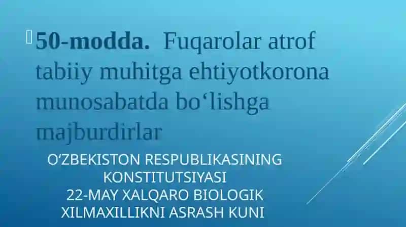 Qizil Kitob va Biologik Xilma-Xillik 2