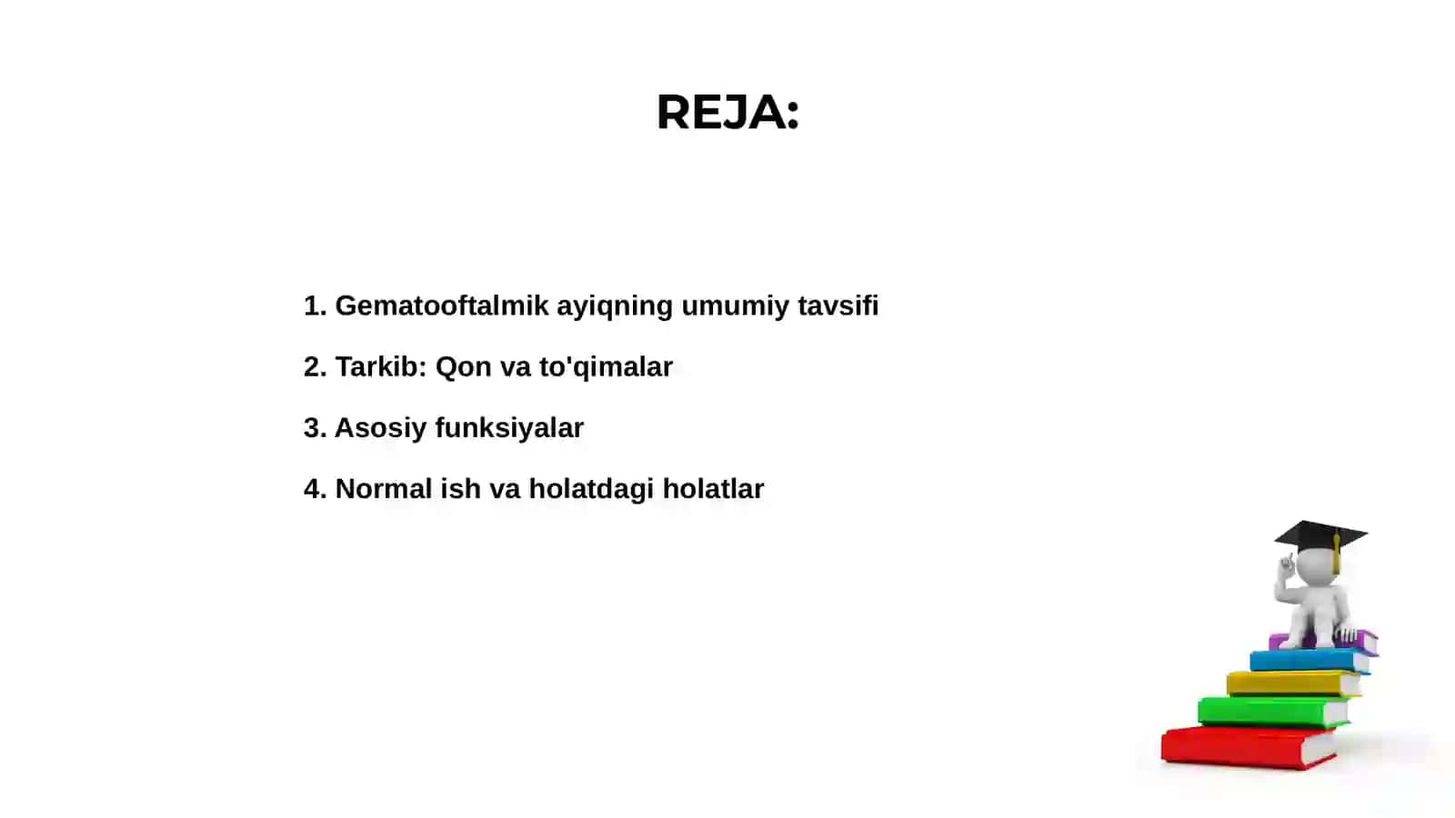 Gematooftalmik ayiqning tarkibi, funksiyalari,buzilishlari 2