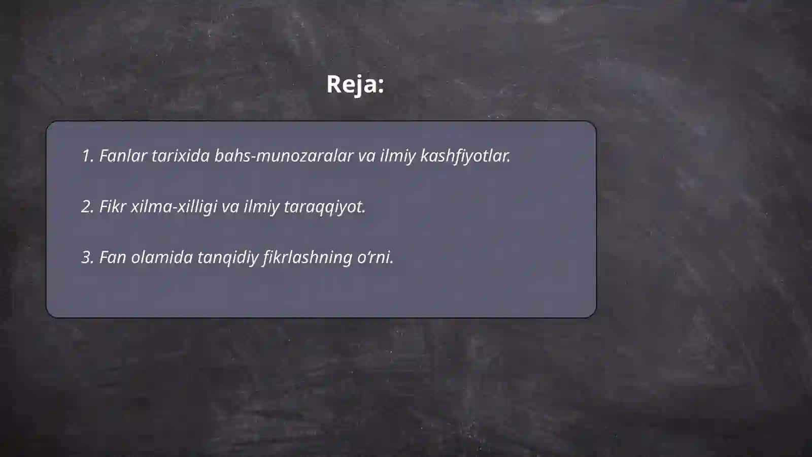 Fanlar tarixida bahs-munozaralarni roli va ahamiyati 2