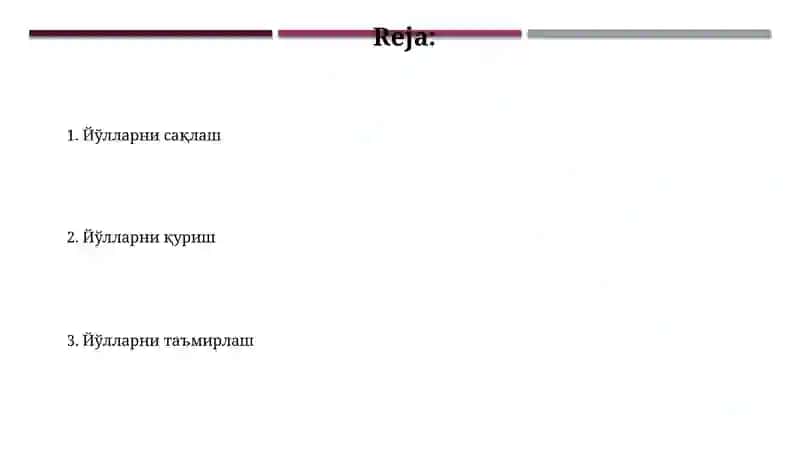 Yo'llarni ta'mirlash 2