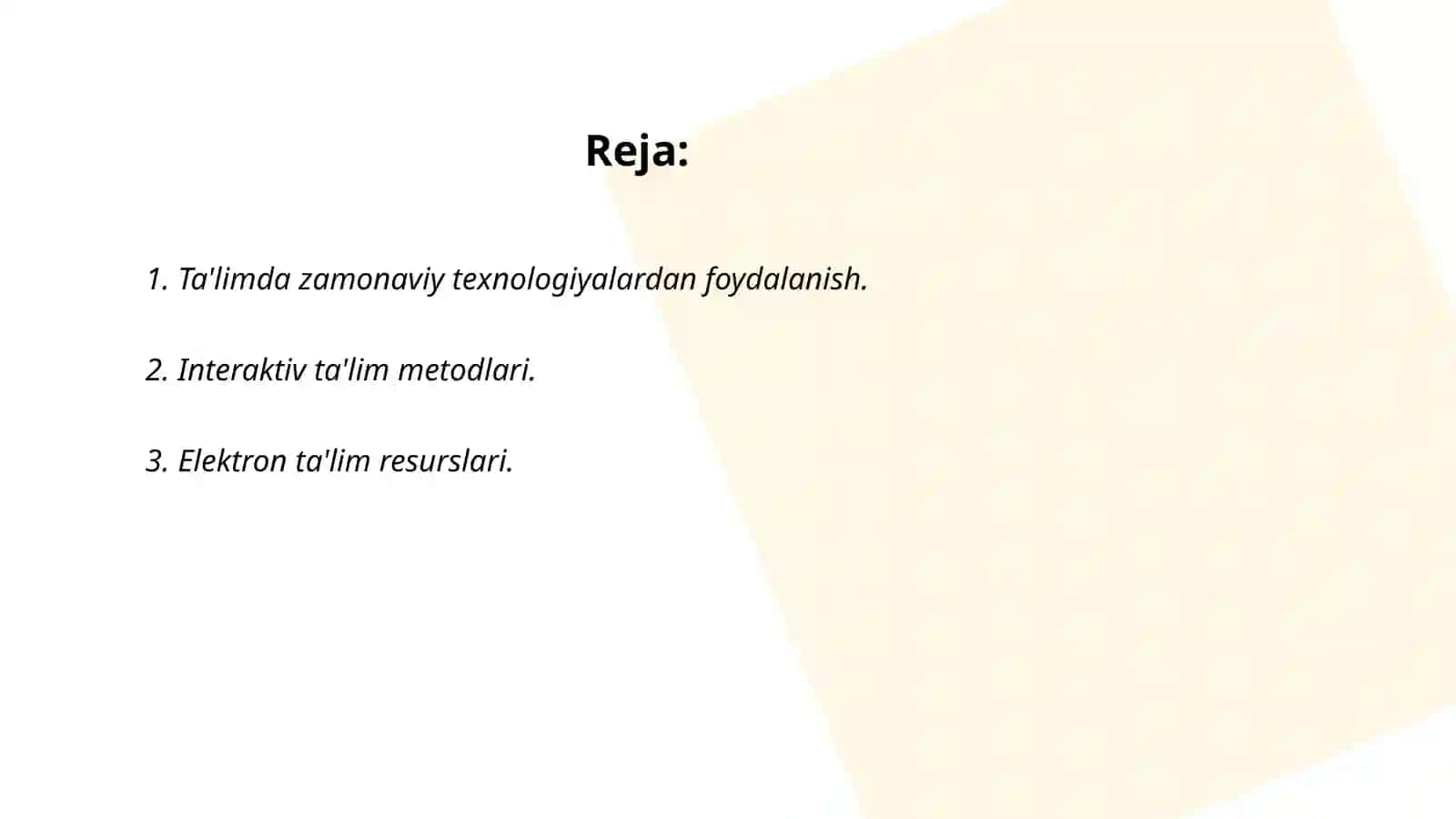 Ta'limda keys - stadi texnologiyasi 2