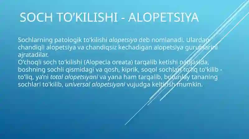ALOPETSIYANING ZAMONAVIY DAVOLASH USULLARI 2