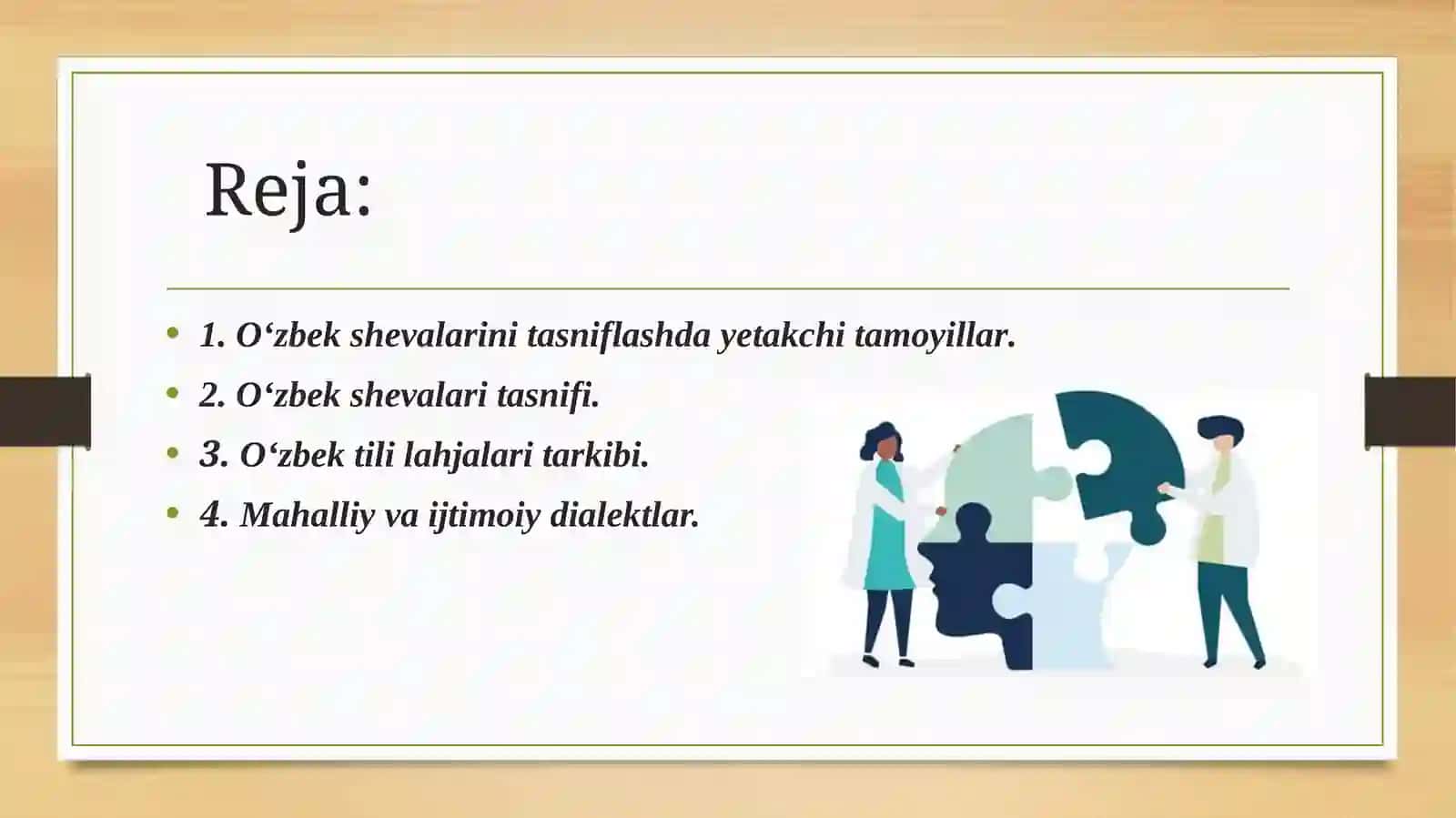 O‘zbek shevalarining tasnifi 2