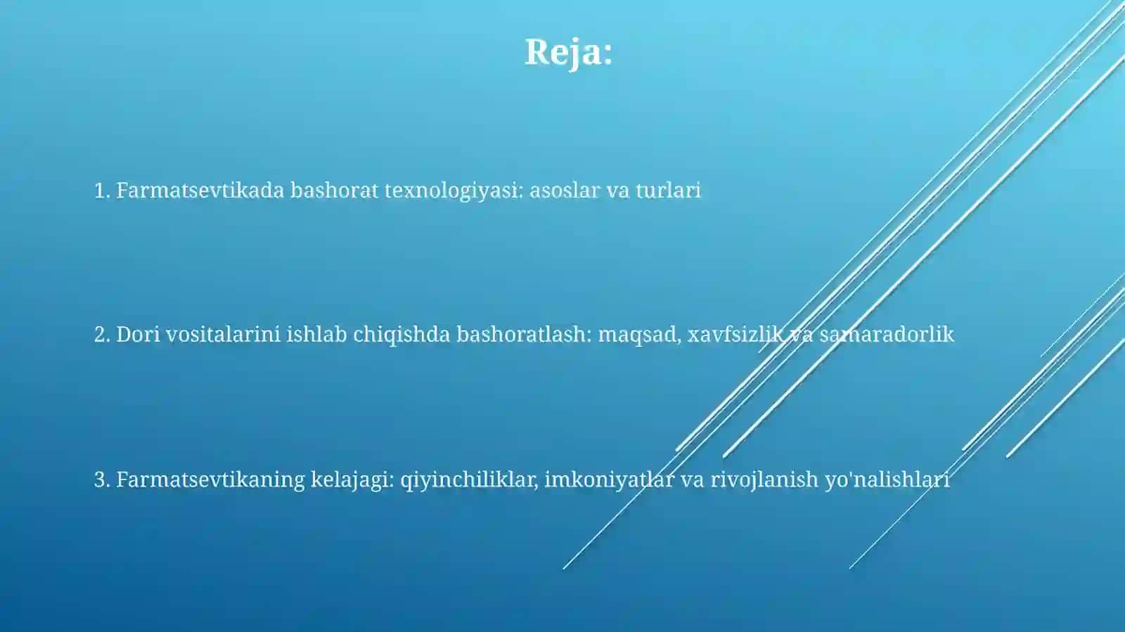 Farmatsevtikada Forsayttexnologiyasi 2