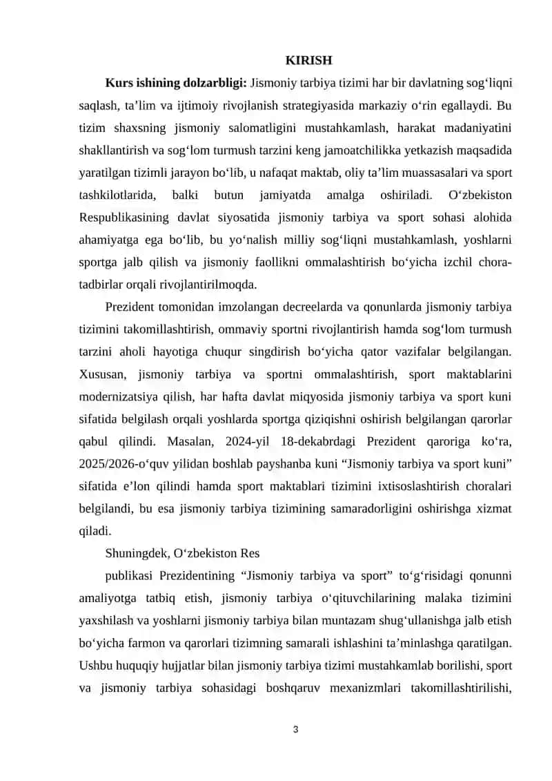 Jismoniy tarbiya tizimining umumiy tavsifi 2