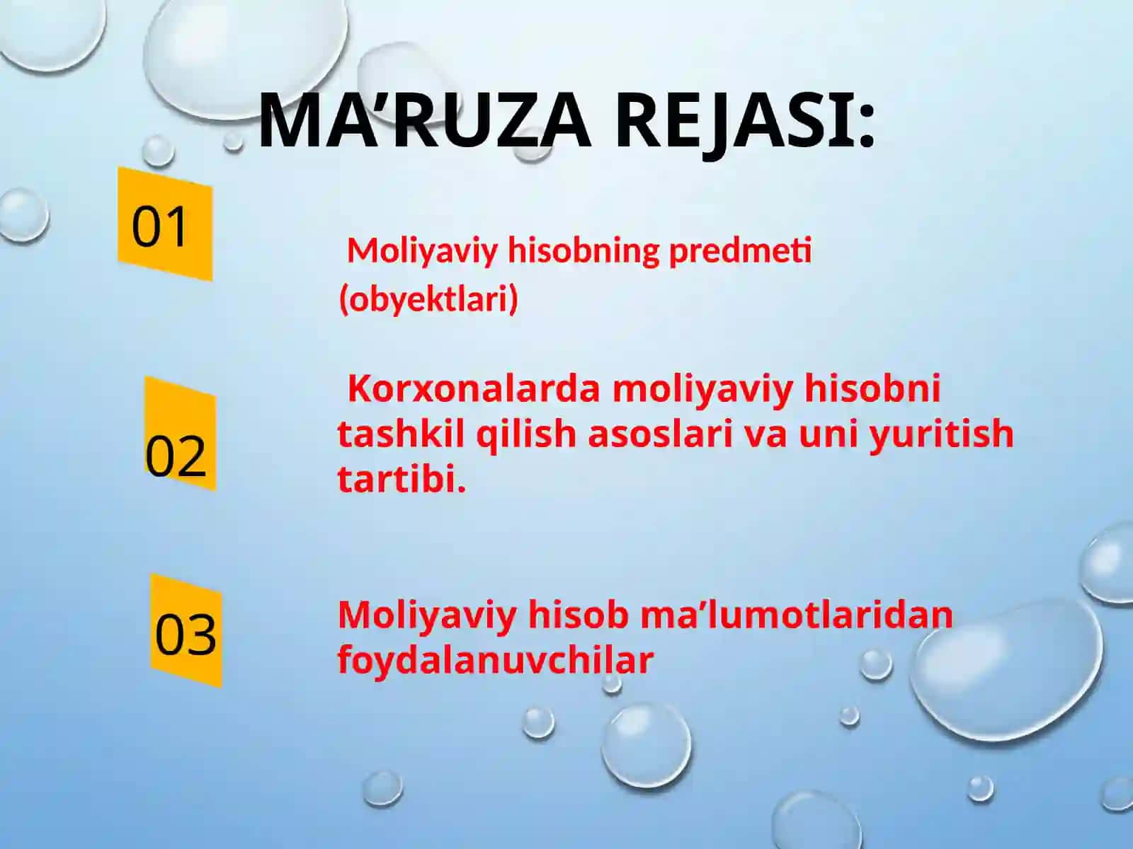 Moliyaviy hisob fanining predmeti va metodi 2