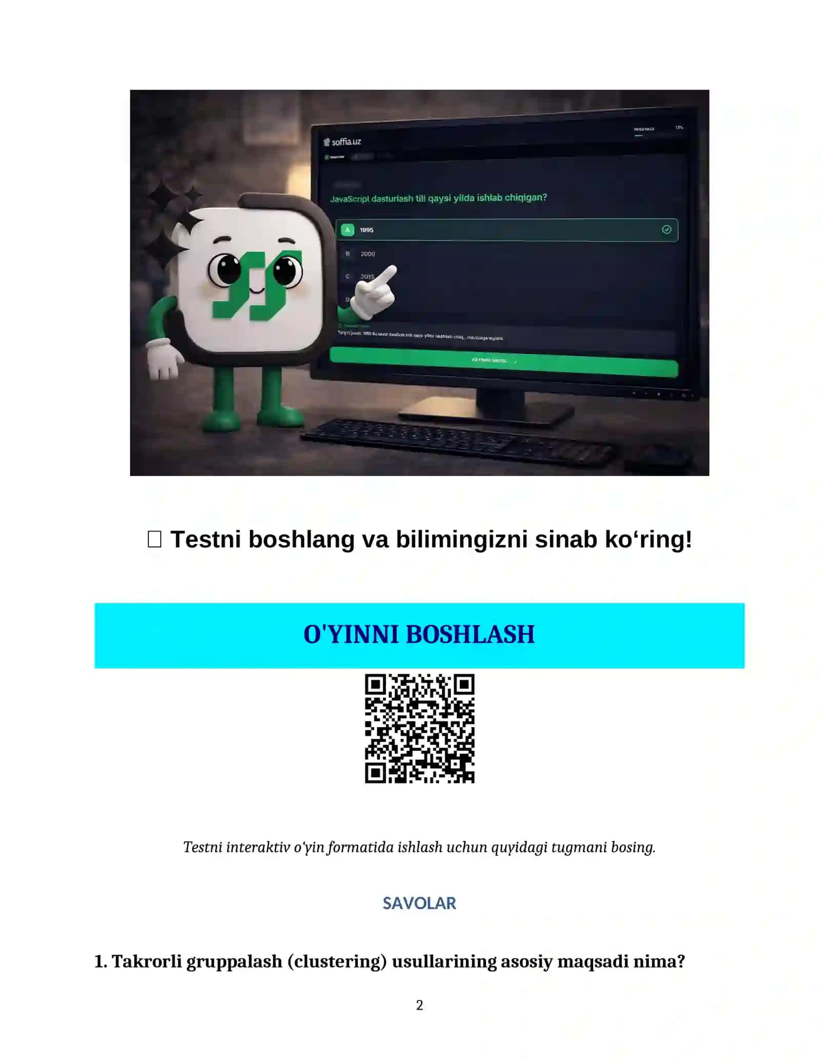 Takrorli gruppalashlar haqida umumiy malumot 2