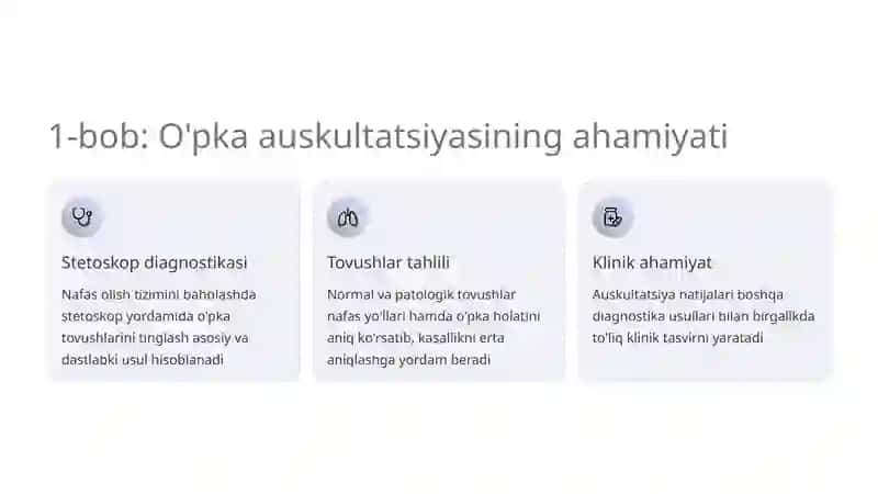 O'pka auskultatsiyasi: normal va patologik nafas tovushlari 2
