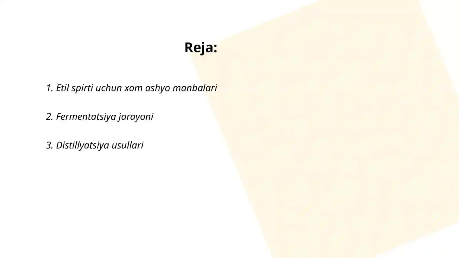 Etil spirti ishlab chiqarish usullari 2