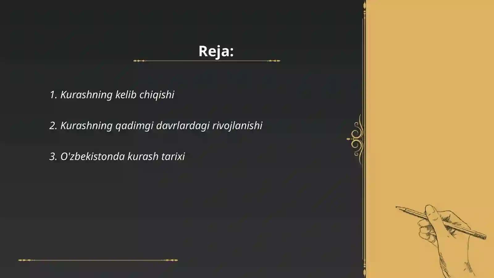 Kurash va belbog`li kurashning tarixi va rivojlanishi 2