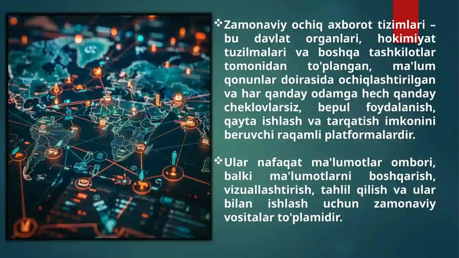 ZАMОNАVIYОCHIQАХBОRОT TIZIMLАRI TАVSIFI 2
