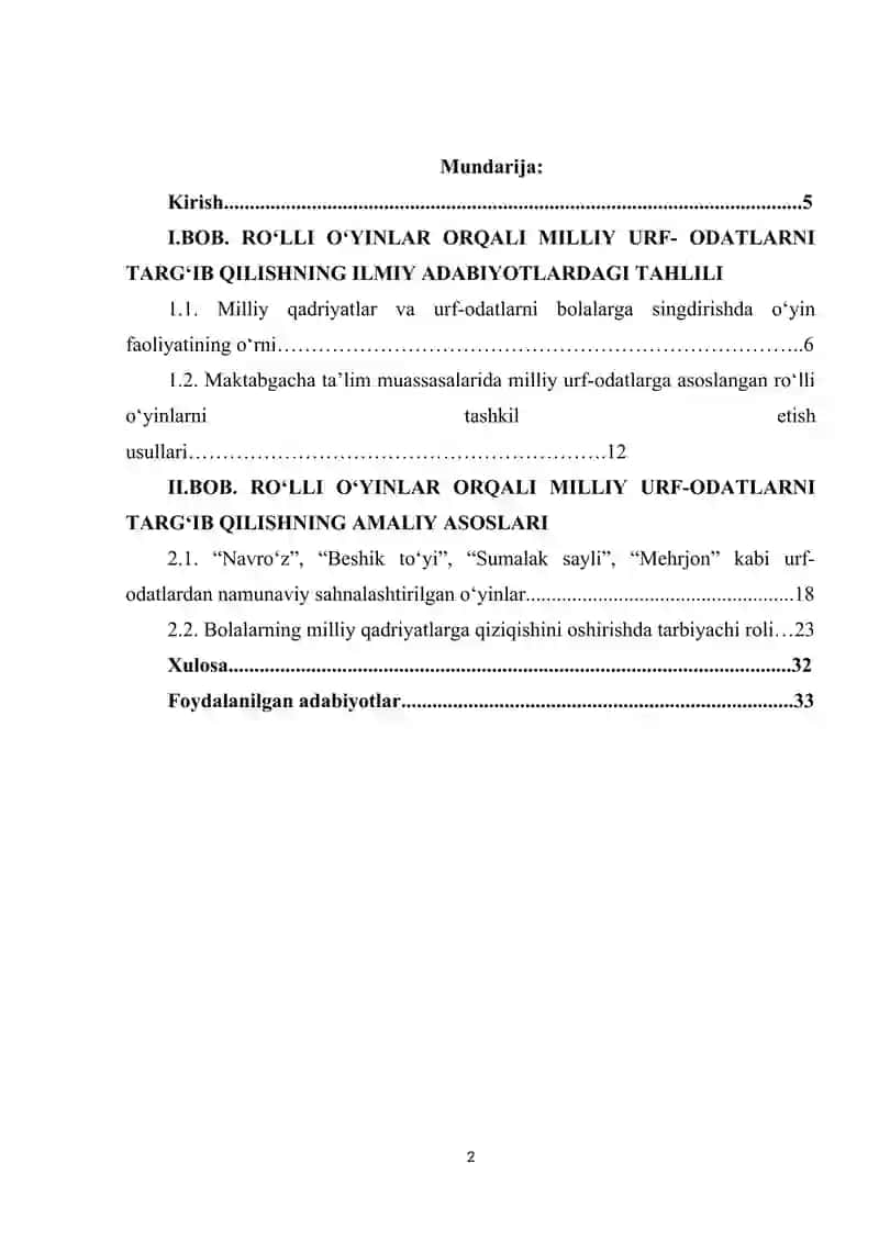 Roʻlli oʻyinlar orqali milliy urf- odatlarni targʻib qilish 2