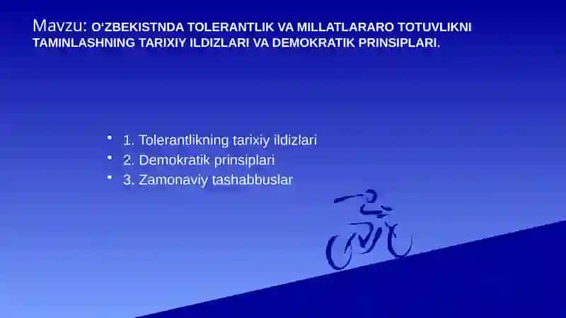 O‘ZBEKISTNDA TOLERANTLIK VA MILLATLARARO TOTUVLIKNI TAMINLASHNING TARIXIY ILDIZLARI VA DEMOKRATIK PRINSIPLARI 2