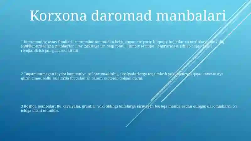 Korxona Ustav Fondini Shakllantirish 2