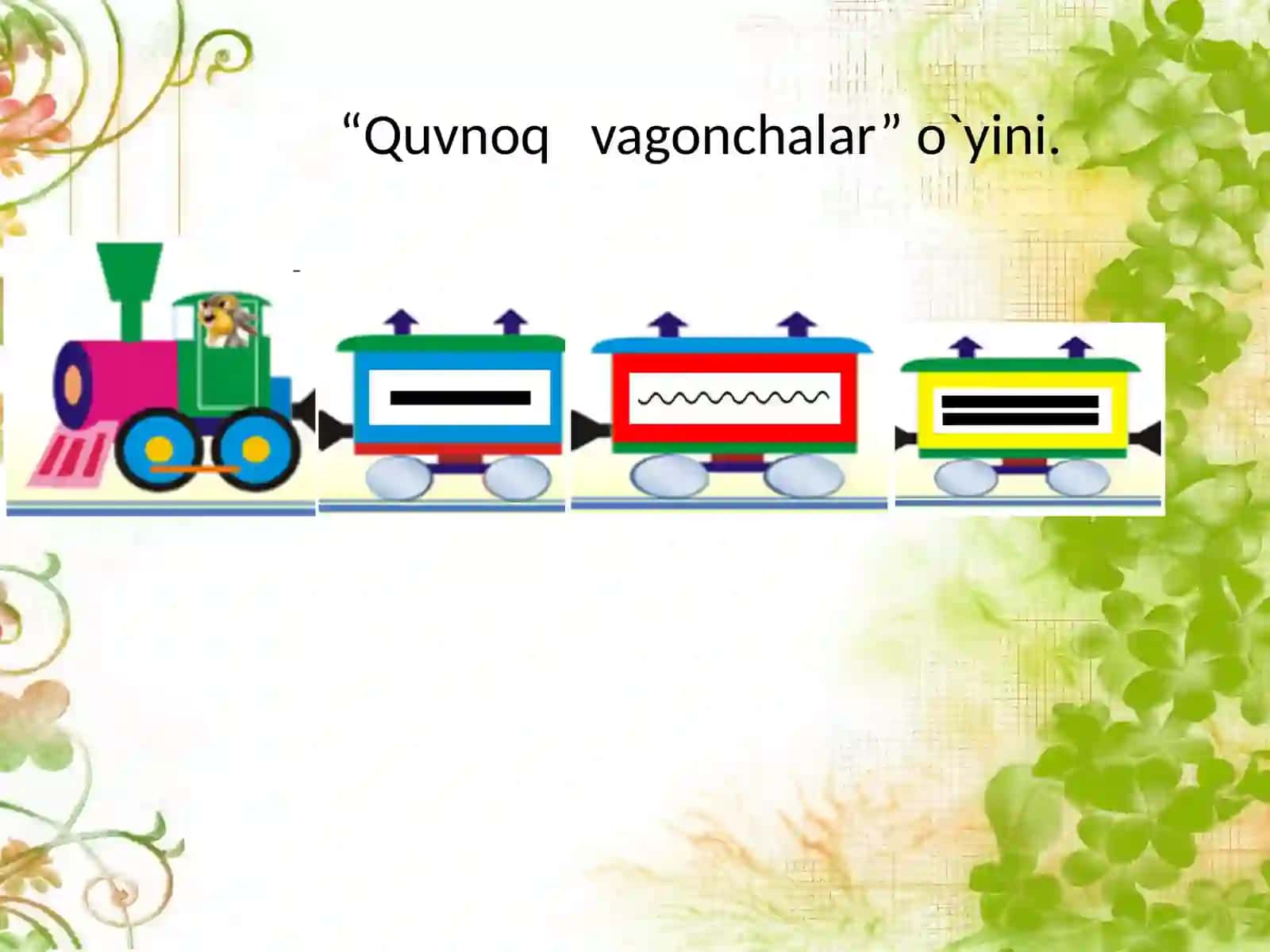 Quvnoqvagonchalar o`yini 2