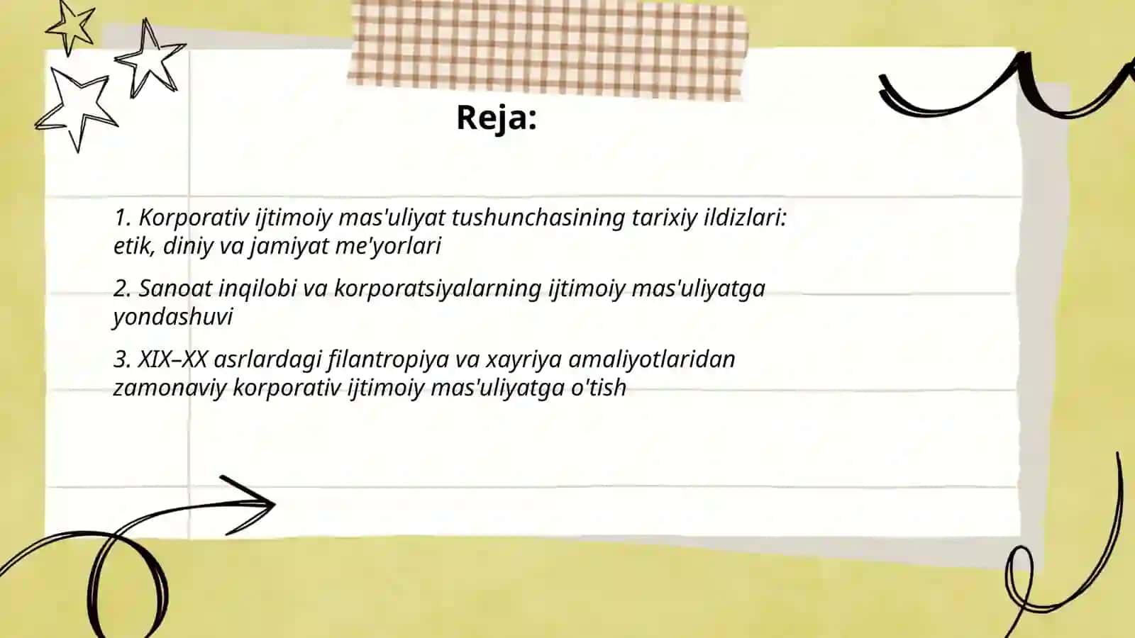 Korporativ ijtimoiy mas'uliyat tushunchasining tarixi va rivojlanishi 2