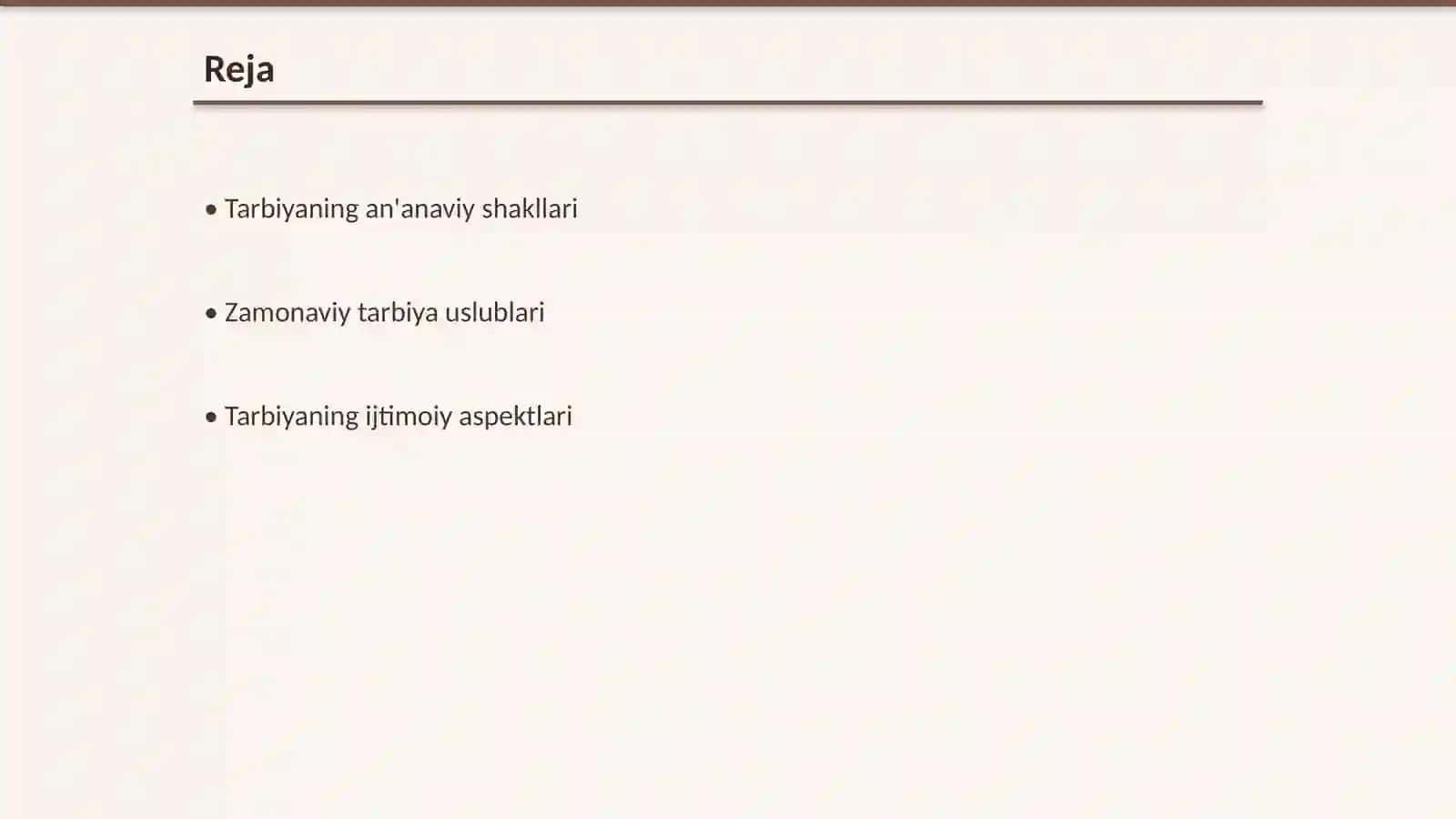 Tarbiyaning shakllari 2