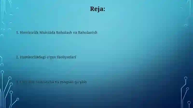 Hamkorlik pedagogikasining konseptual ĝoyalari 2