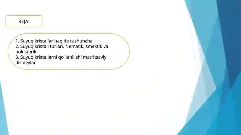 Suyuq kristallari 2