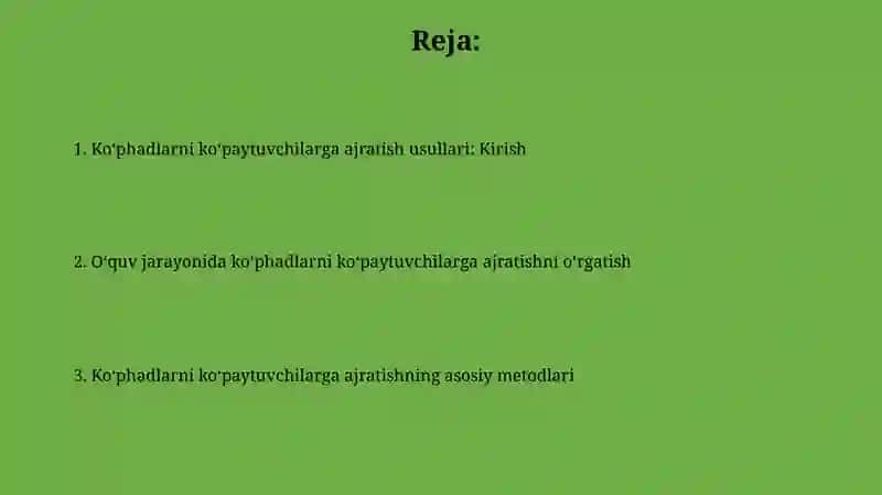 Matematika darslarida koʻphadlarni koʻpaytivchilargaajratishmetodikasi 2