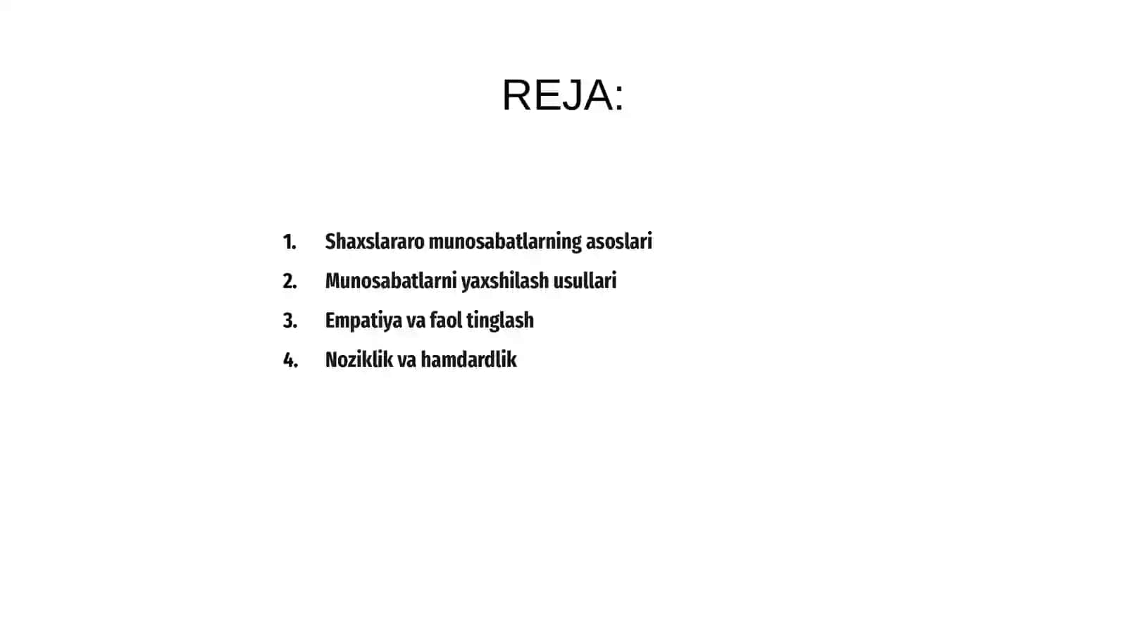 Shaxslararo munosabatlarning korrektsiyalash 2