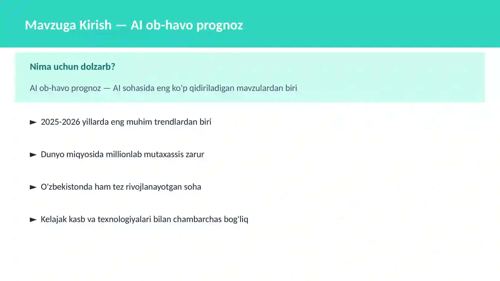 AI AMALIY SOHALARDA 2