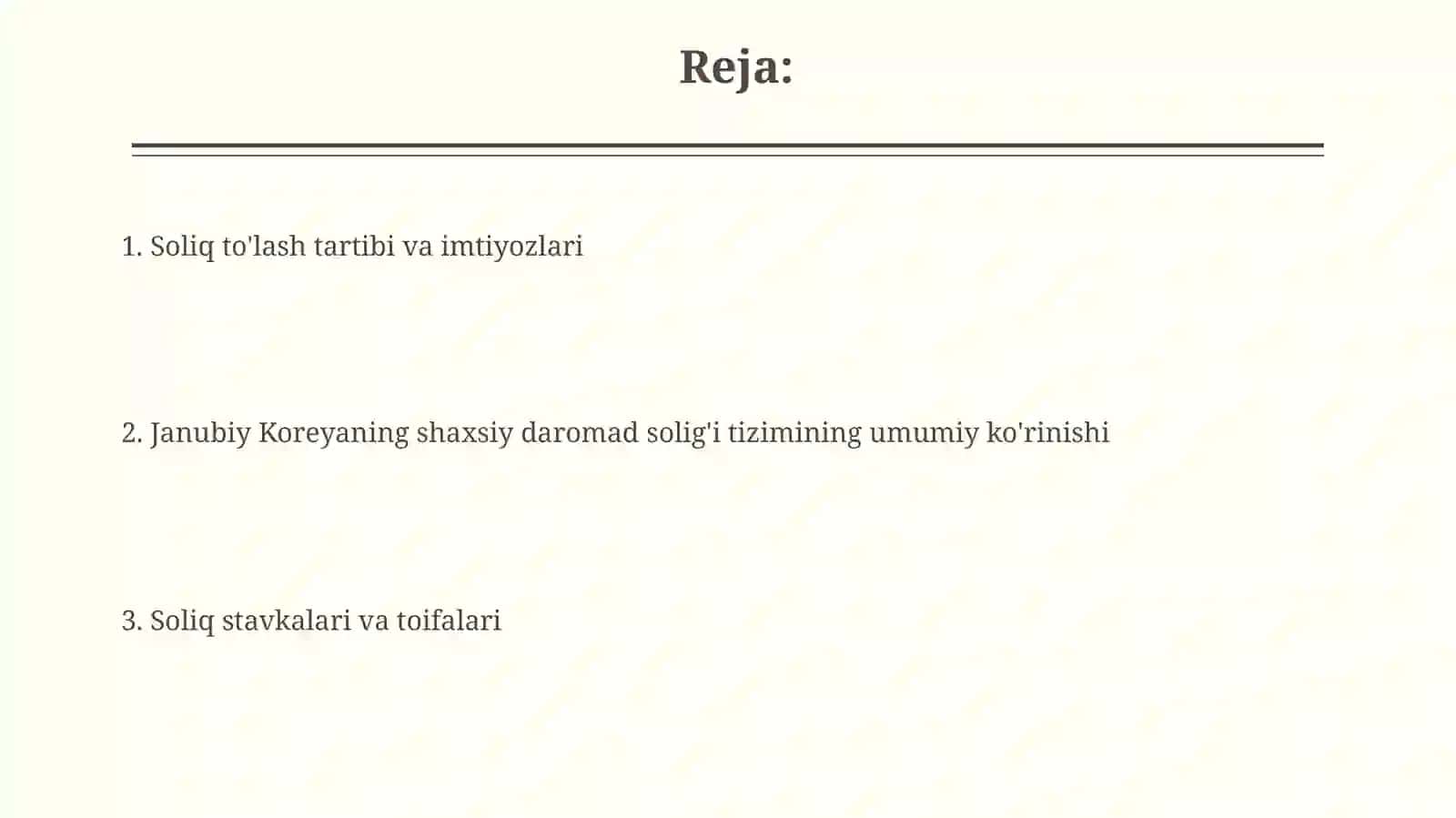 Janubiy Koreya soliq tizimida jismoniy shaxslarni soliqqa tortish 2