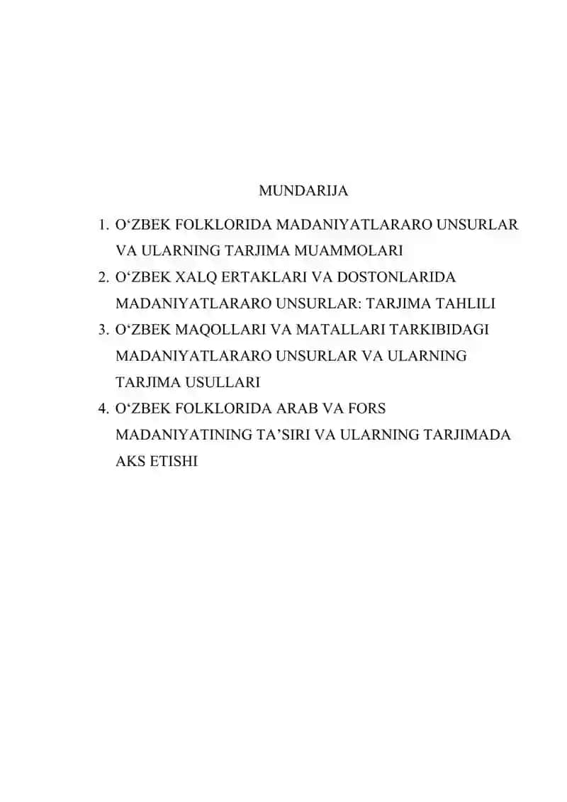 O‘zbek folklorida madaniyatlararo unsurlar va ularning tarjimasi 2