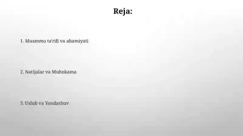 Ionli birikmalarning tavsifi 2