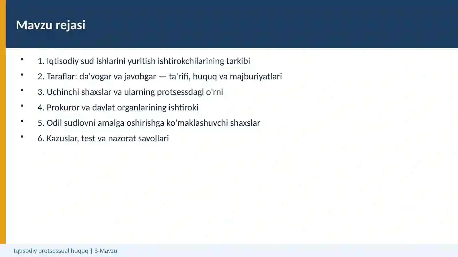 Iqtisodiy sud ishlarini yuritish ishtirokchilari 2