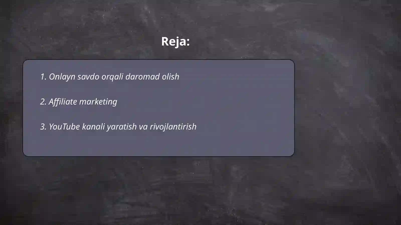 Sarmoyasiz pul ishlash 2